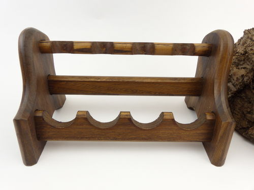 Pipe Stand Bench Wood For 4 Pipes